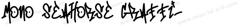 Mono Seahorse Graffi字体转换
